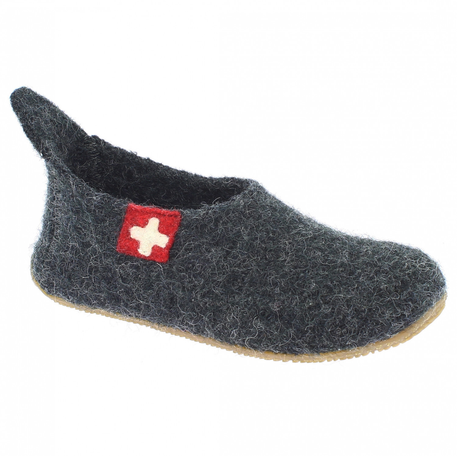 

Домашние тапочки Living Kitzbühel Slipper Schweizer Kreuz No 4048, цвет Anthra