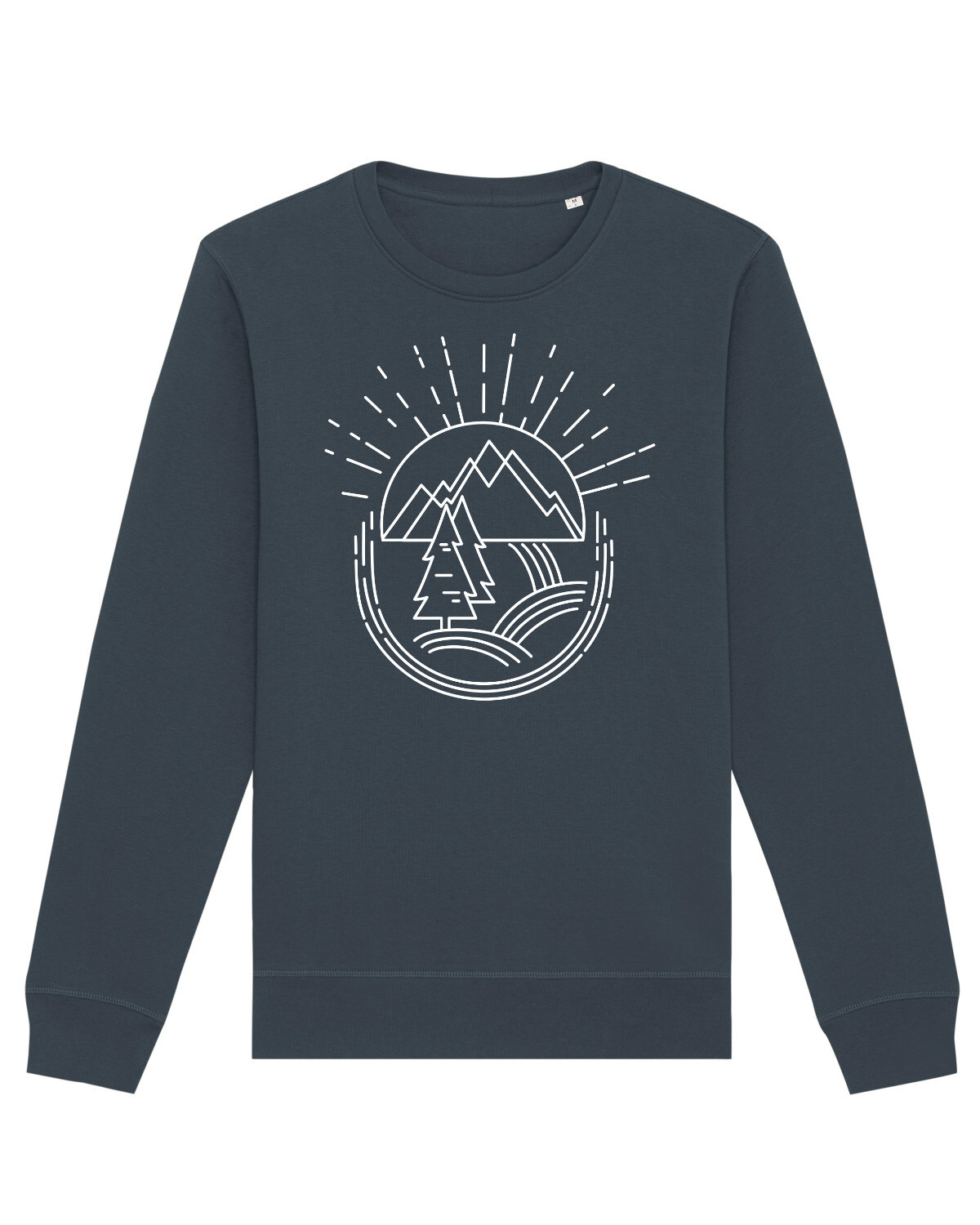 

Толстовка wat Apparel Natur ist schön, цвет India Ink Grey