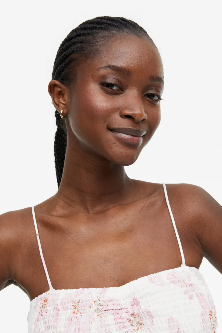 

Платье на резинке H&M, бежевый