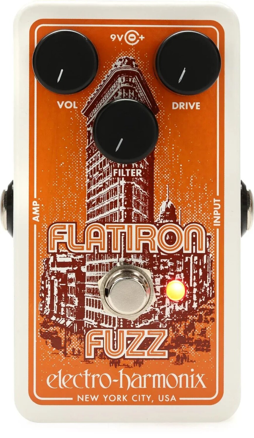 

Electro-Harmonix Flatiron Fuzz Классический фузз/дисторшн на базе операционного усилителя