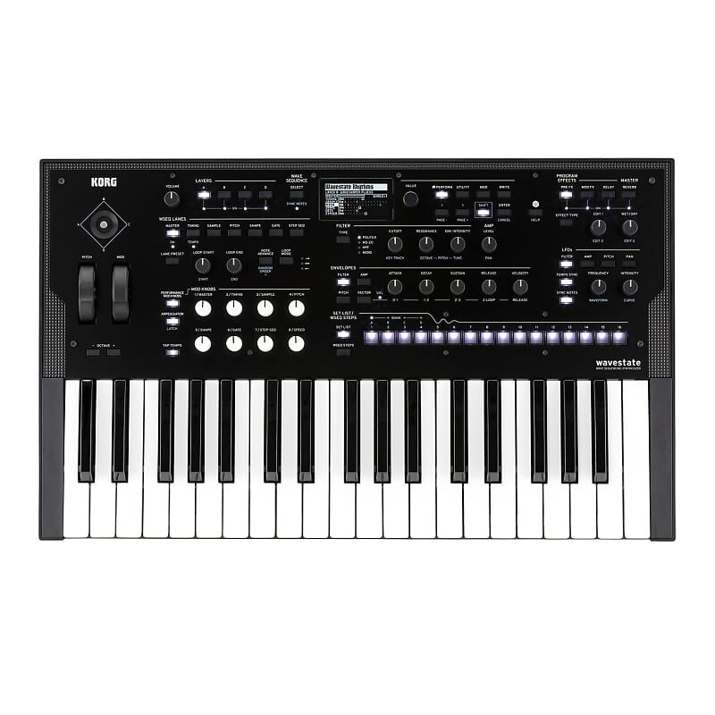 

Цифровой синтезатор волнового секвенсора Korg Wavestate Korg Wavestate Wavesequencing Digitial Synthesizer