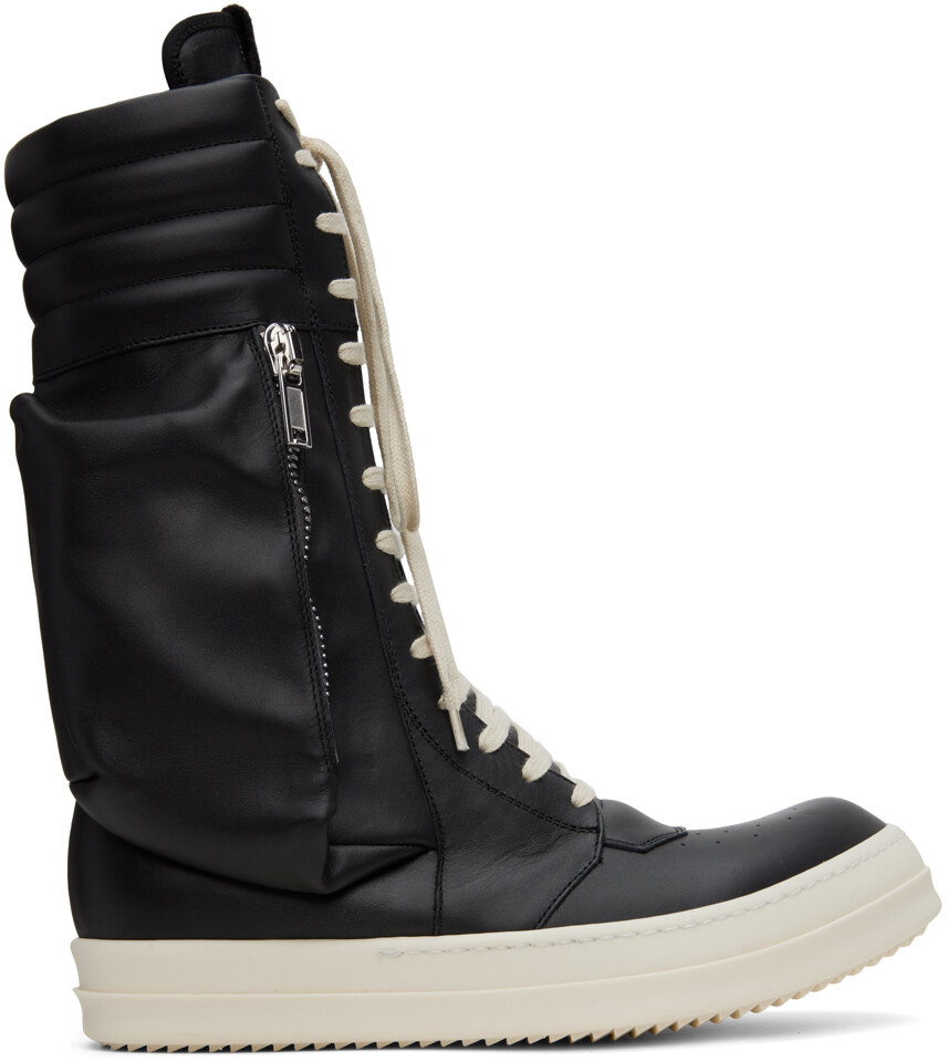 

Черные кроссовки Cargobasket Rick Owens