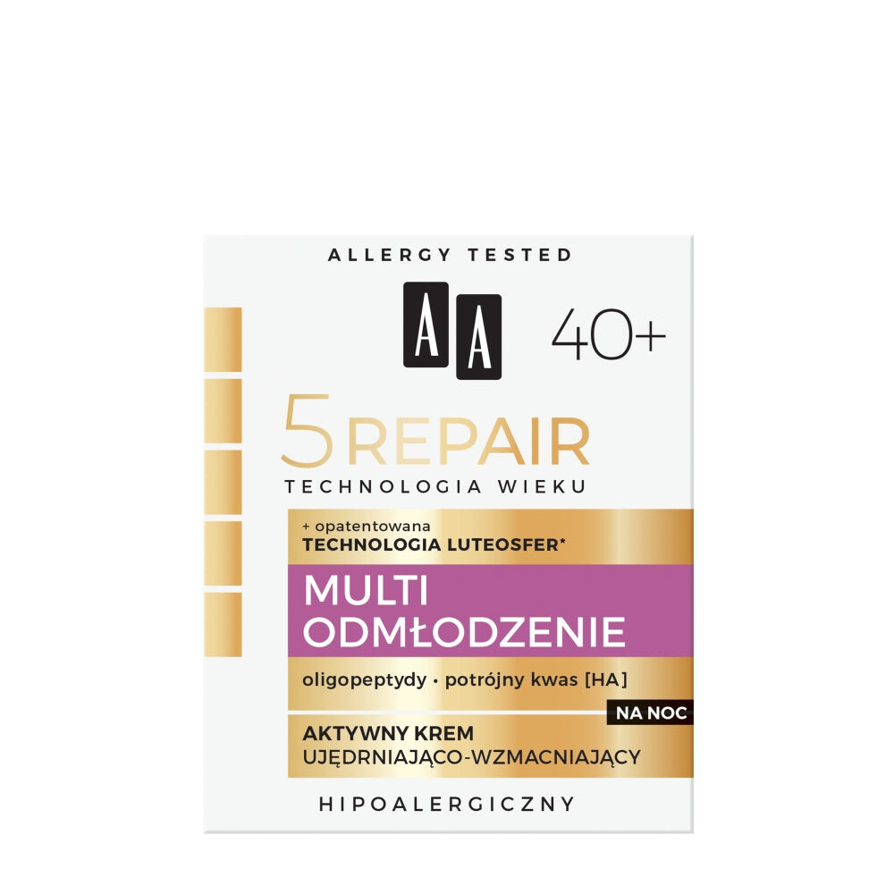 

AA Age Technology 5Repair 40+ Multi Rejuvenation укрепляющий ночной крем 50мл