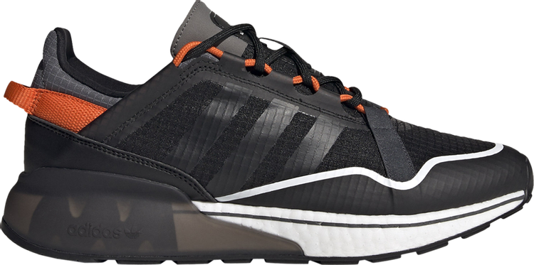 Adidas ZX 2K Boost Pure Black Orange CDEK.Shopping