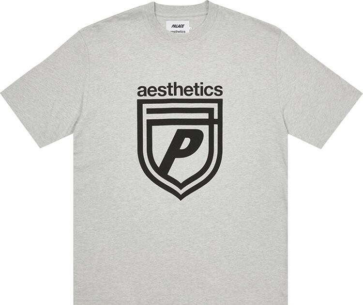 

Футболка Palace Aesthetics Logo T-Shirt 'Grey Marl', серый