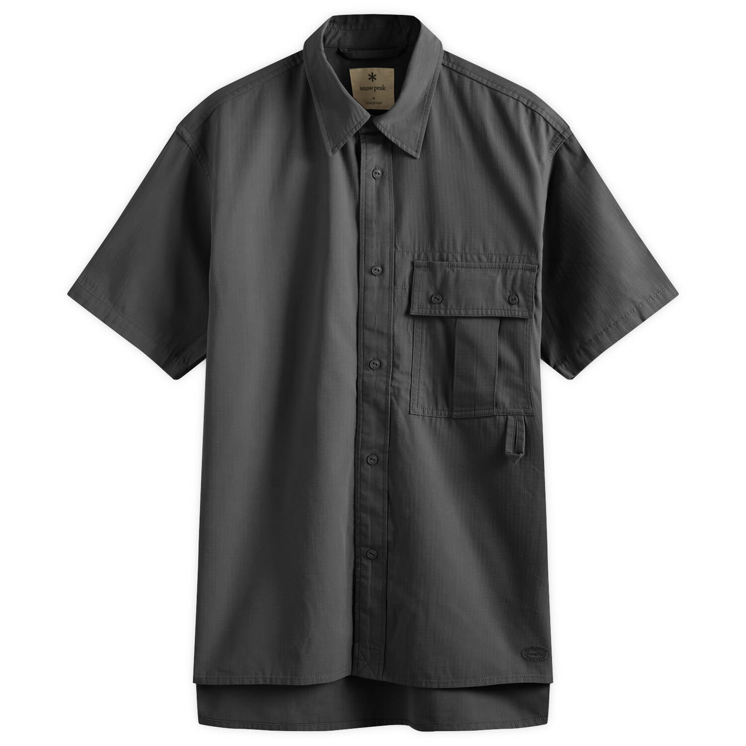 

Рубашка Snow Peak Takibi Light Ripstop Short Sleeve, черный