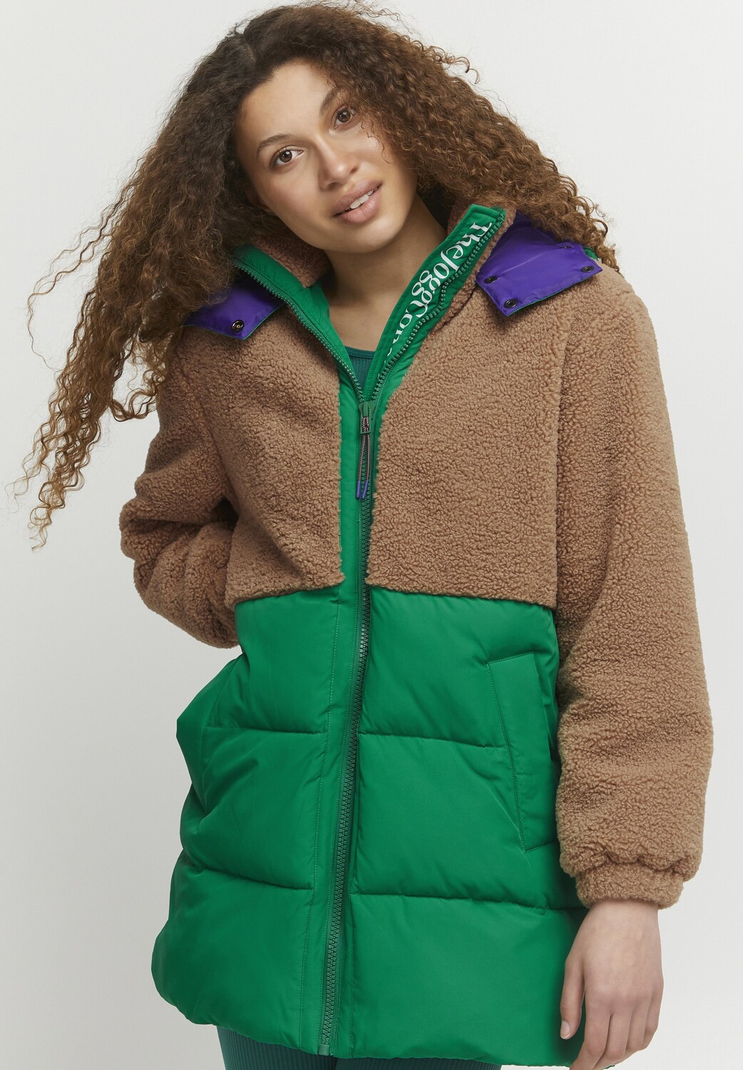 

Пальто зимнее Thejoggconcept, lush meadow mix, Зеленый