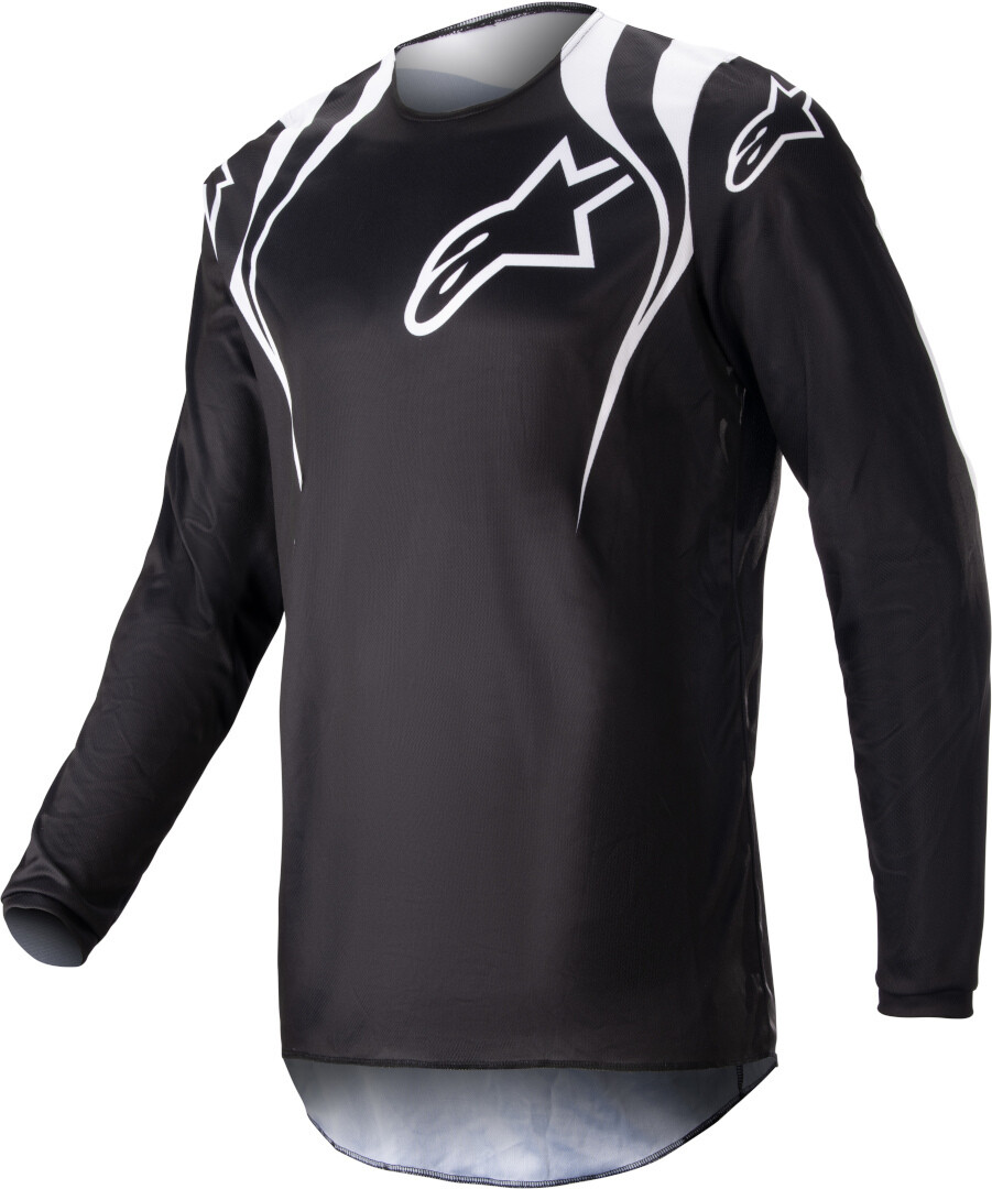 

Мотокросс джерси Alpinestars Fluid Narin, черный/белый