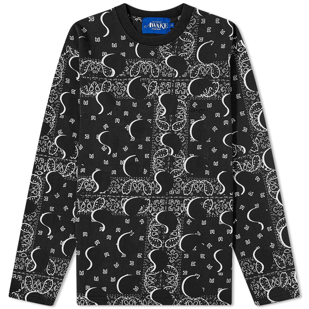 

Футболка Awake NY Long Sleeve Big Paisley Tee