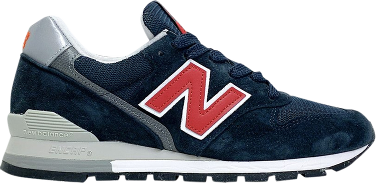 Кроссовки New Balance 996 Made in USA 'Navy Red', синий - фото