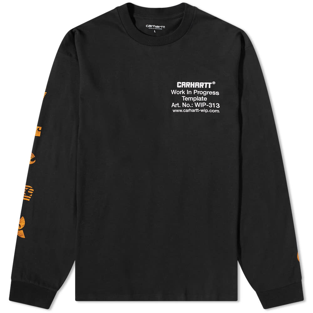 

Футболка Carhartt WIP Long Sleeve Linograph Tee