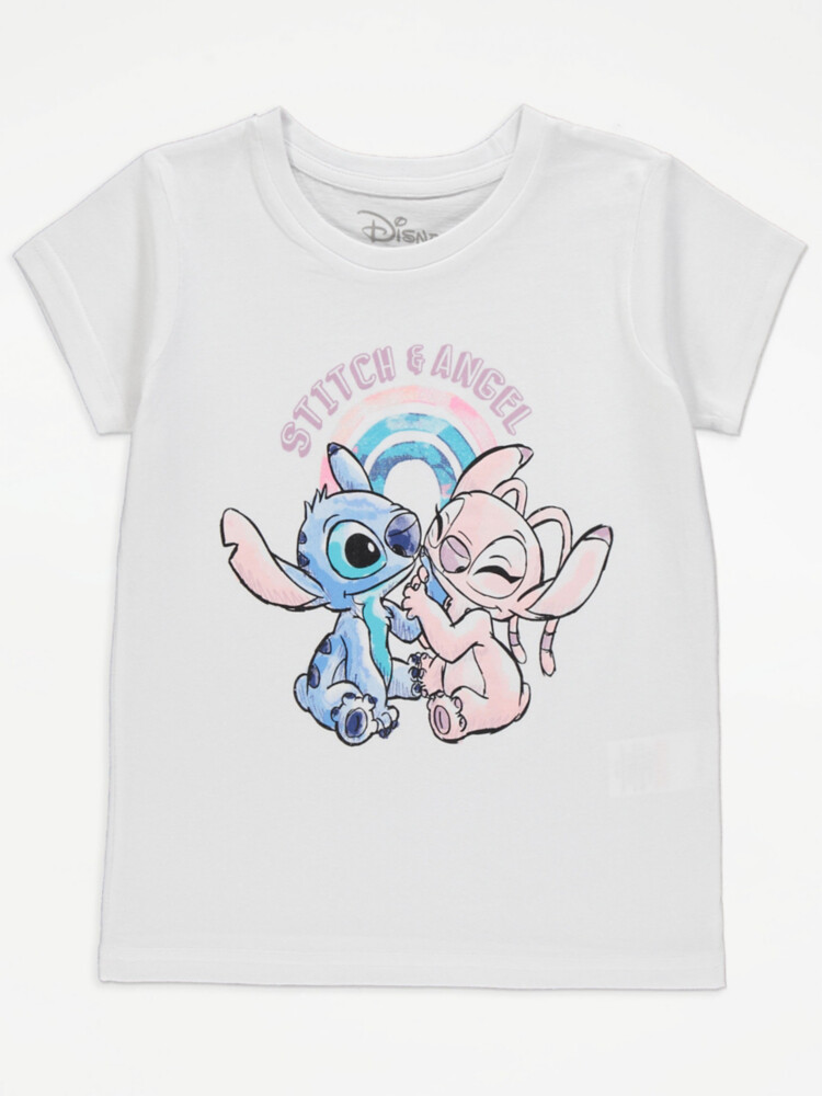 

Футболка Disney Lilo and Stitch Angel Glitter Rainbow George.