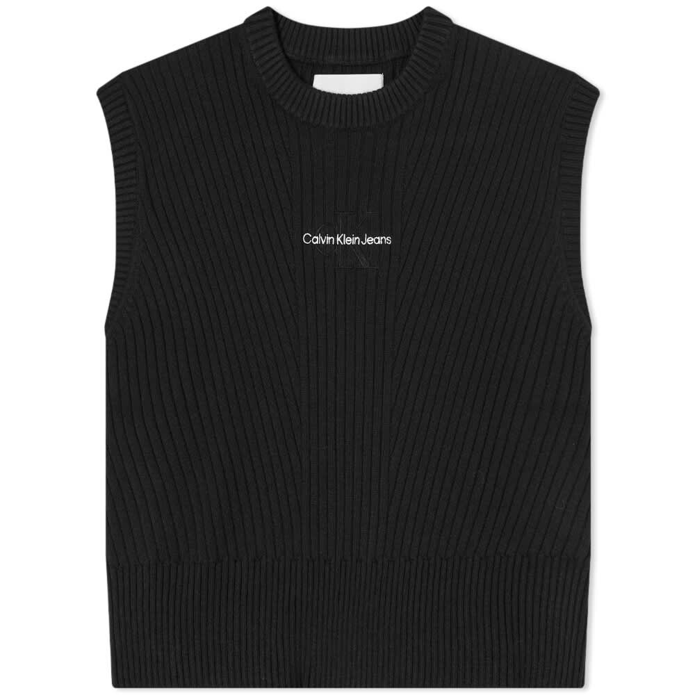 

Жилет с вышивкой монограммы Calvin Klein