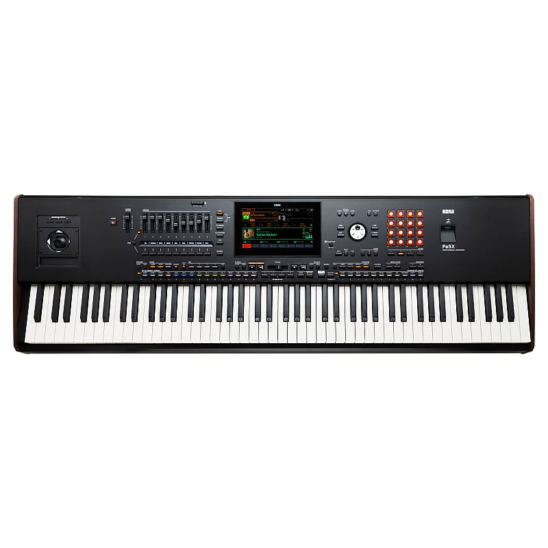 Korg 88-Key Pa5X Профессиональный аранжировщик с цветным сенсорным экраном Korg 88-Key Pa5X Professional Arranger with Color Touch Screen calca 8 color 8 station manual screen printing press with micro registration