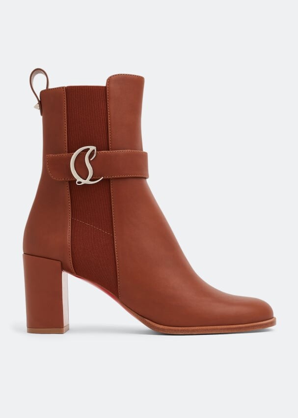 

Ботинки CHRISTIAN LOUBOUTIN CL Chelsea Booty boots, коричневый