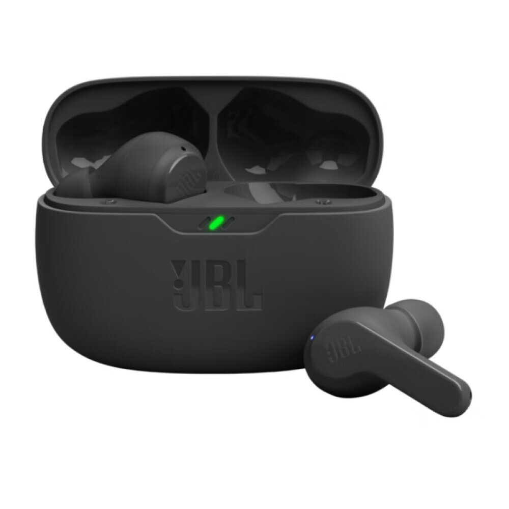 

Bluetooth-гарнитура JBL Wave Beam true с шумоподавлением спортивная, черный
