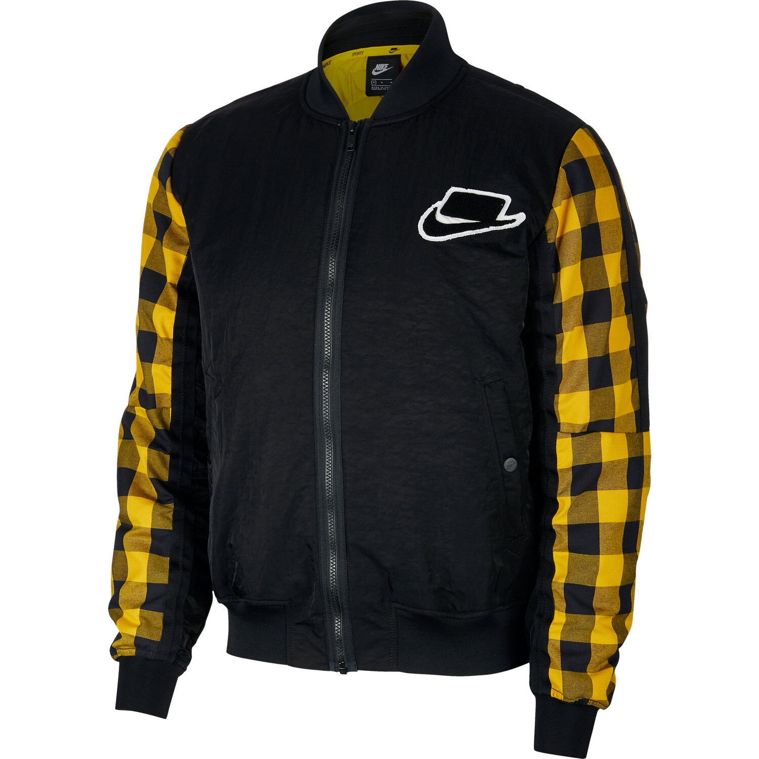 

Бомбер Nike Sportswear Syn Fill, черный/мультиколор
