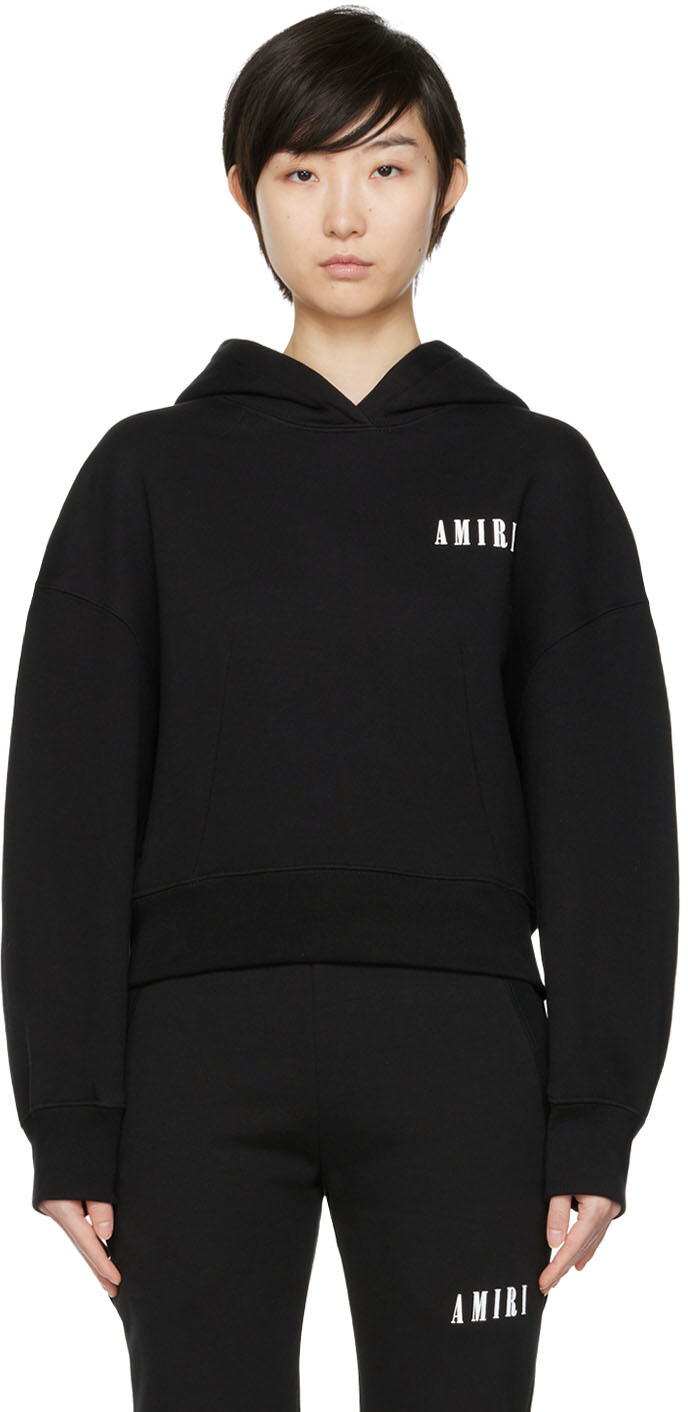 

Черный худи из хлопка AMIRI