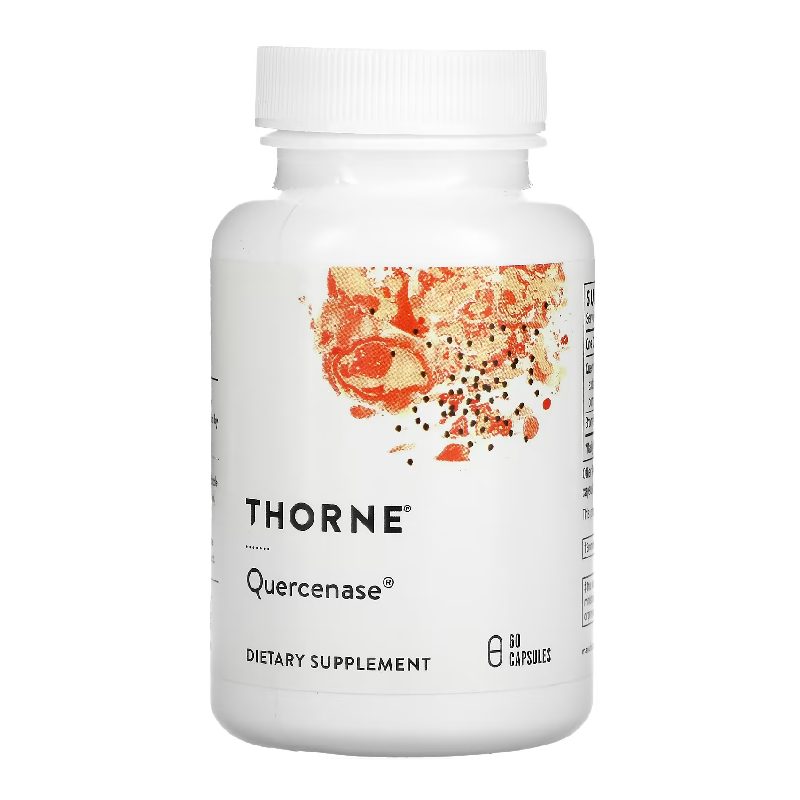 Кверцетин с бромелайном Thorne Research 250 мг, 60 капсул дикальций малат thorne research 250 мг 120 капсул