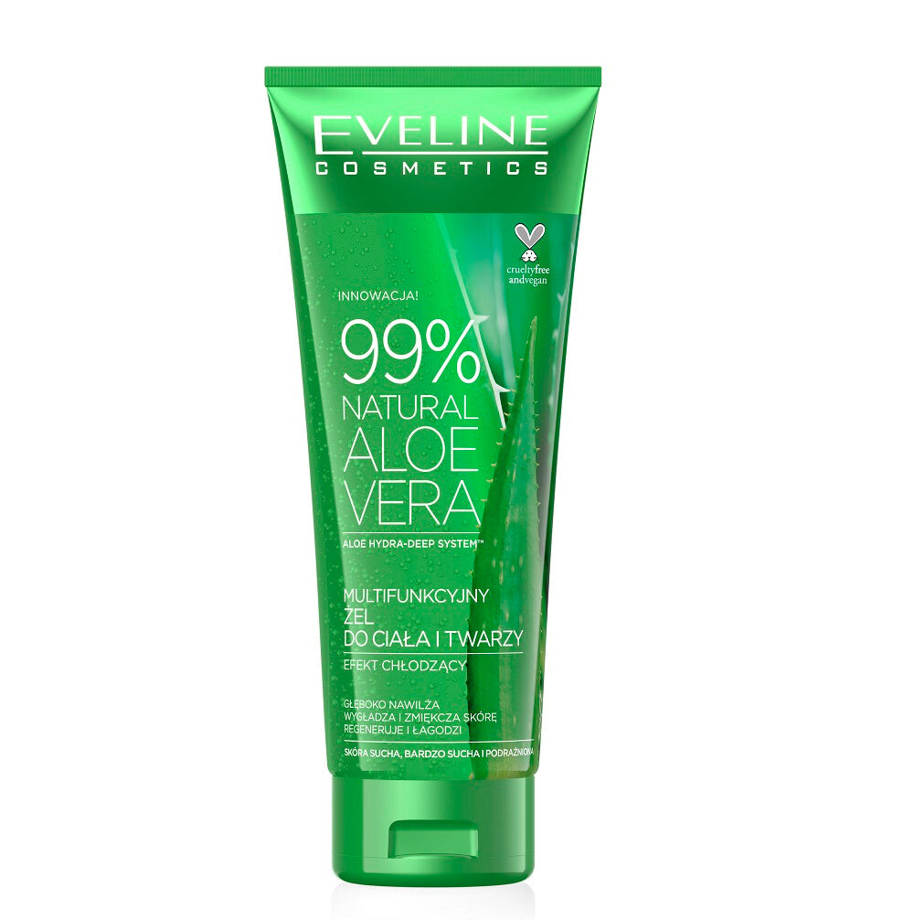 

Eveline Cosmetics Многофункциональный гель для тела и лица 99% Natural Aloe Vera Gel 250мл