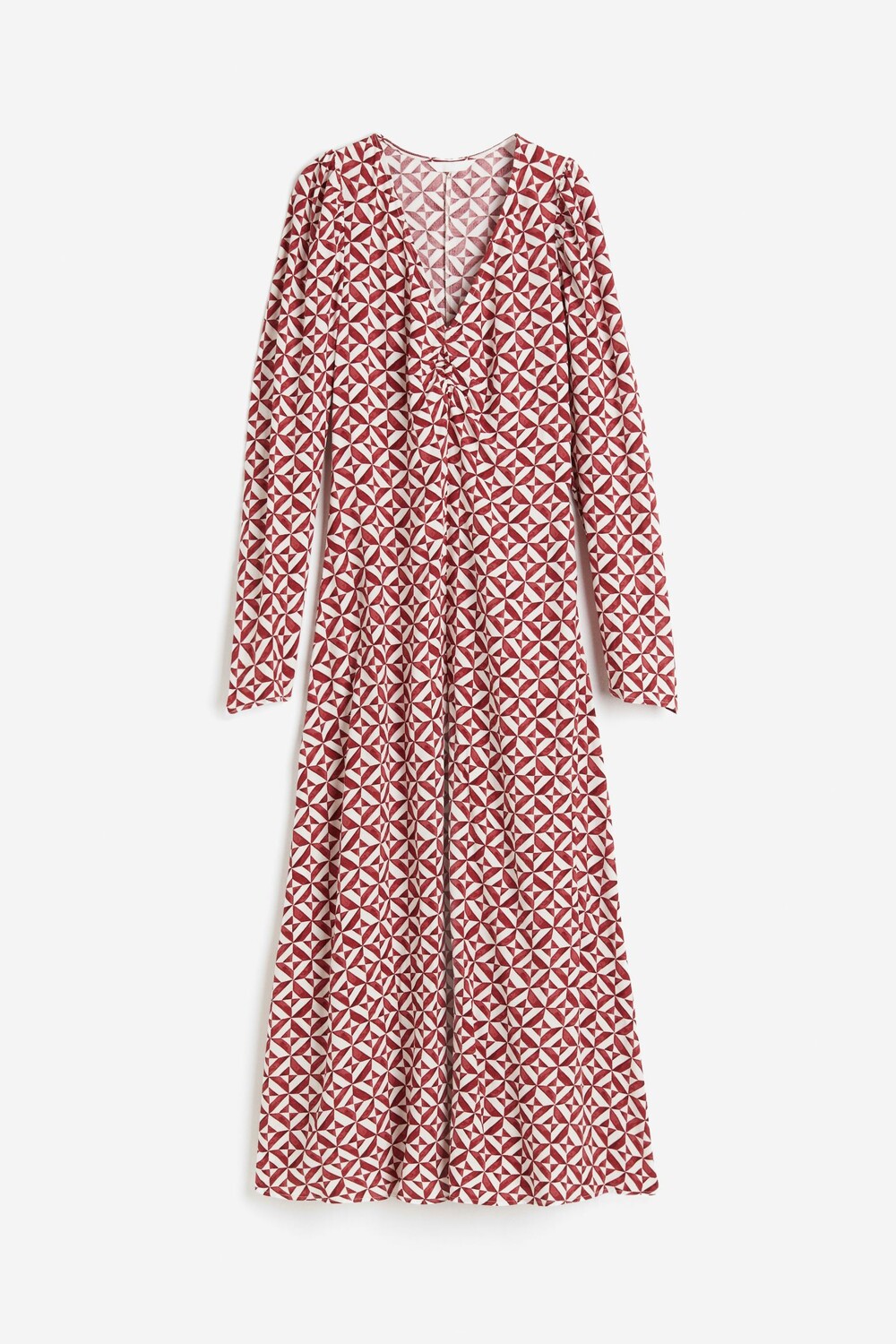

Платье H&M Puff-sleeved, красный