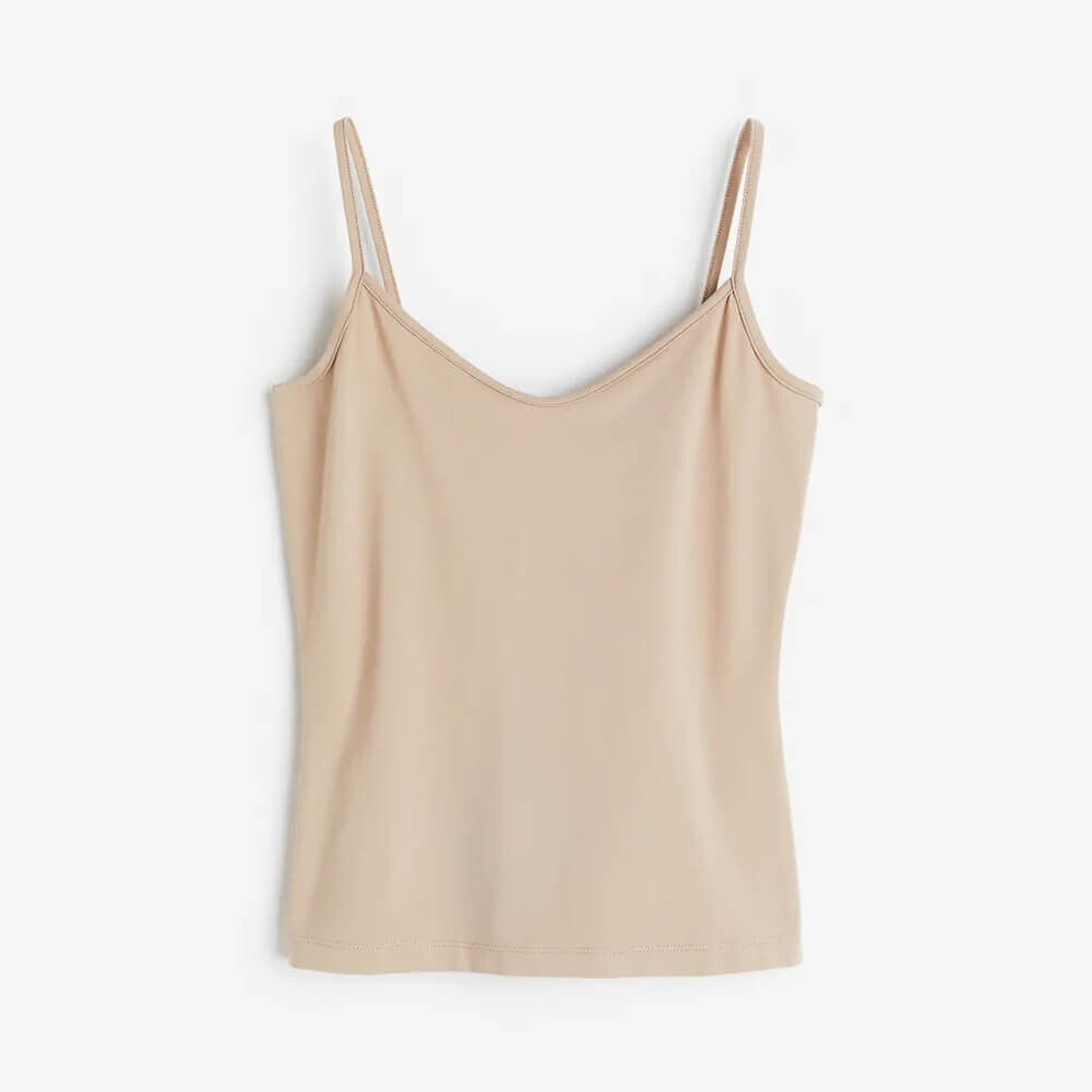 

Топ H&M Tank, бежевый