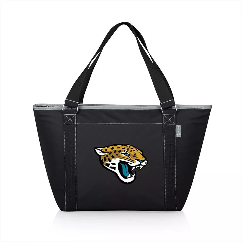 

Черная большая сумка-холодильник Picnic Time Jacksonville Jaguars Topanga