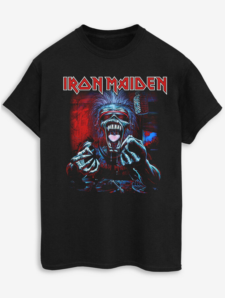 

Черная футболка для взрослых NW2 Iron Maiden Real Dead One George., черный