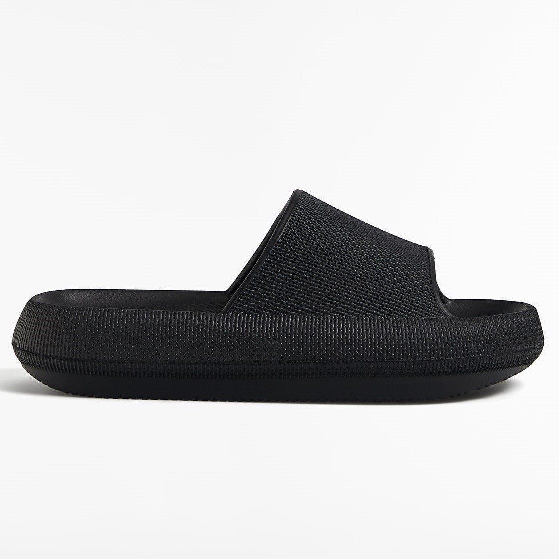 

Шлепанцы Oysho Flatform, черный