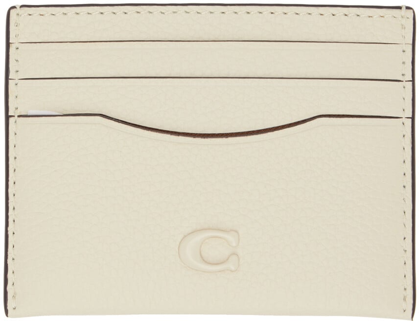 

Футляр для карт Off-White с логотипом Coach 1941