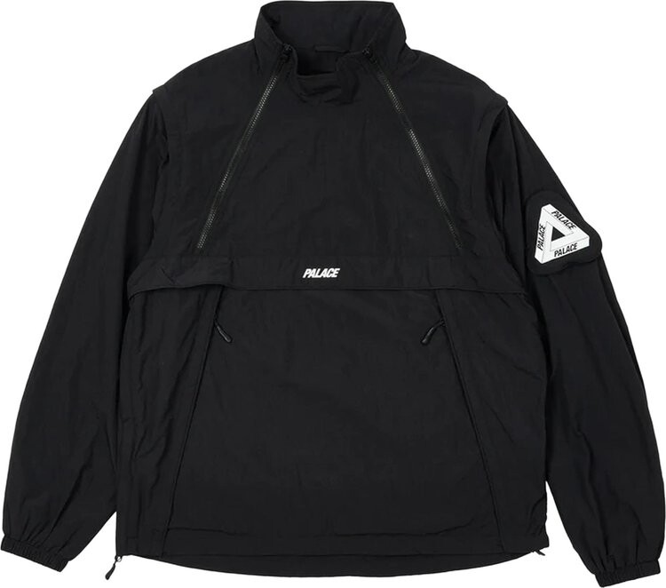 

Куртка Palace Zip Off Gilet Jacket 'Black', черный
