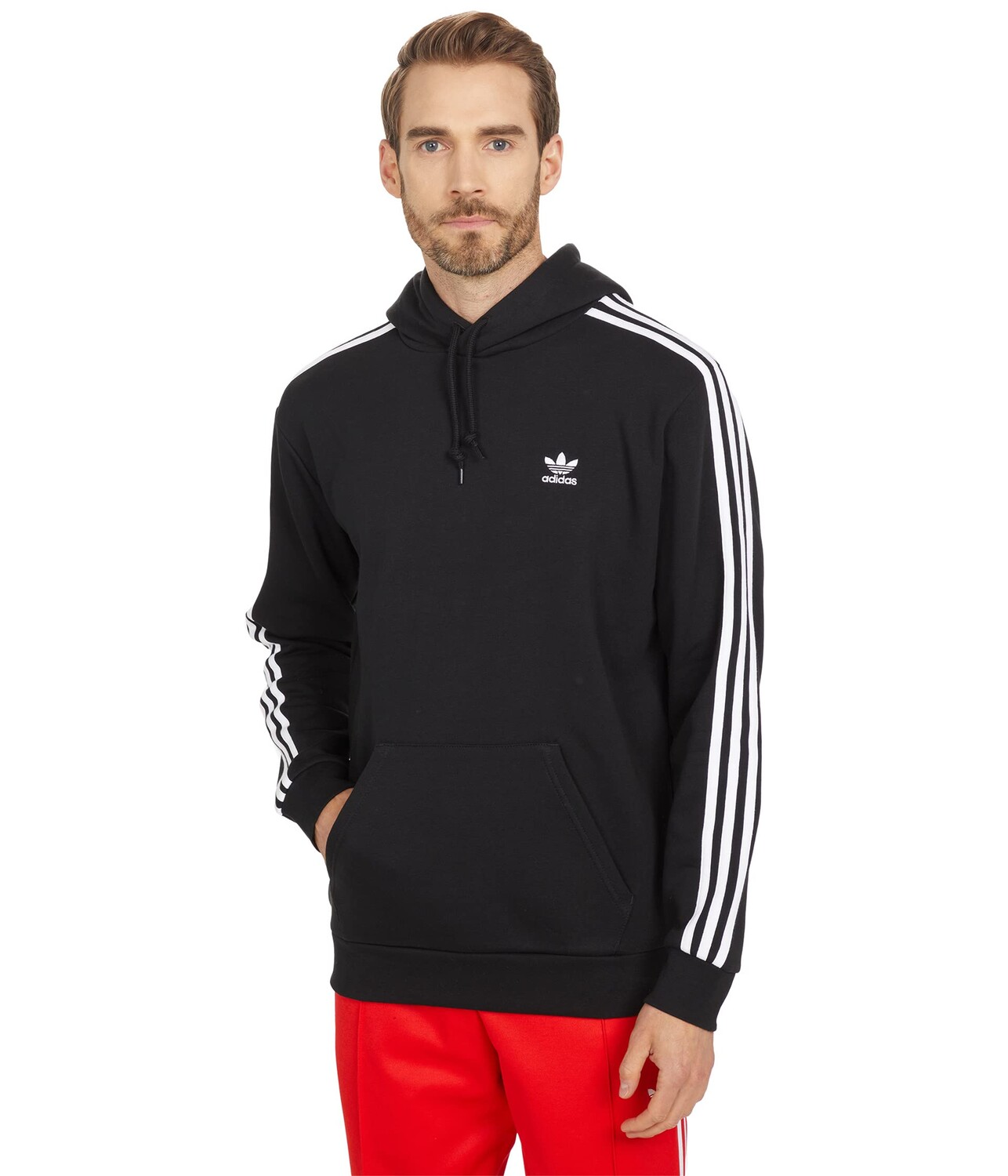 

Худи adidas Originals, 3-Stripes Pullover Hoodie