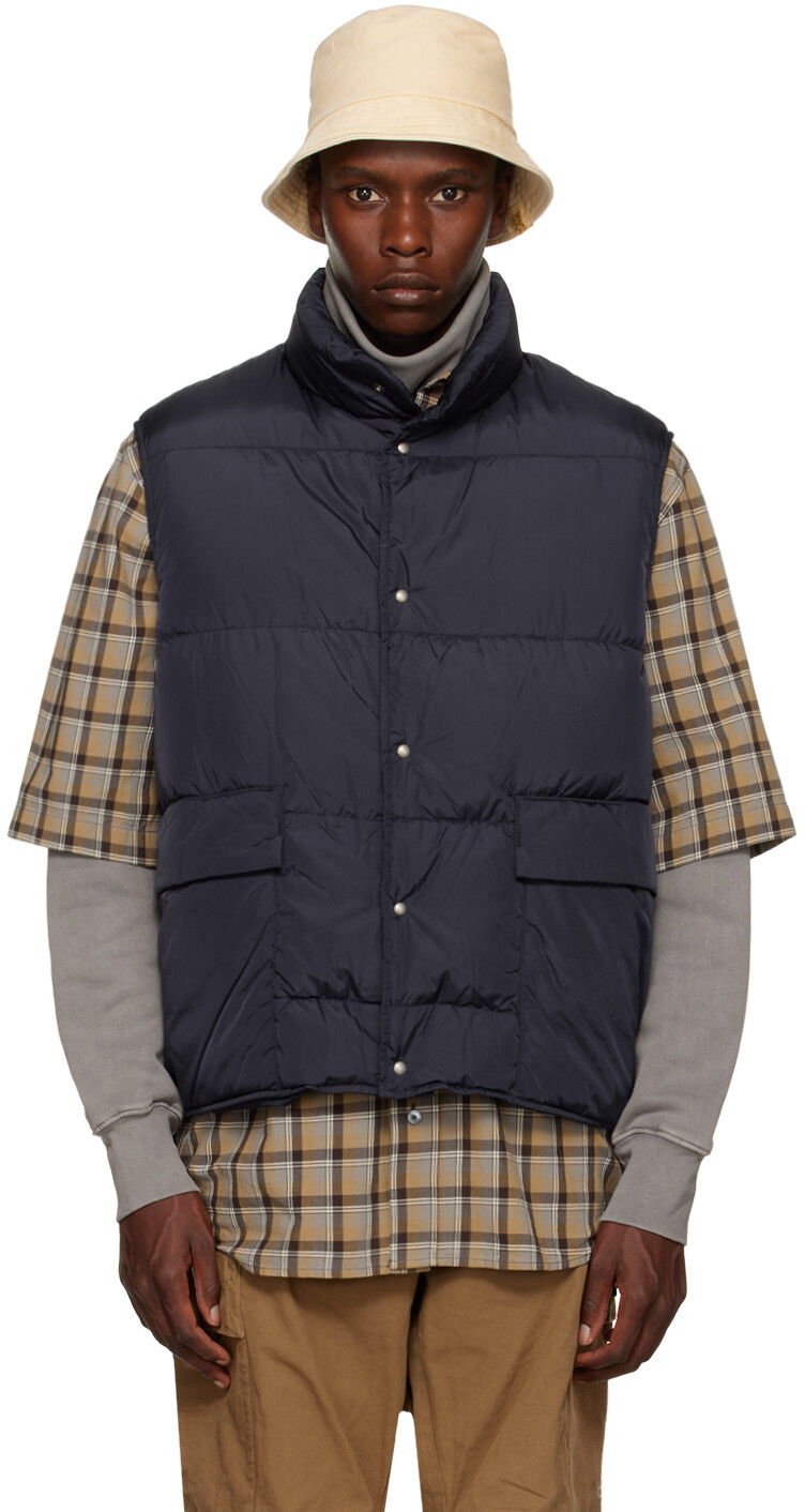 

Темно-синий жилет Walker Down Visvim
