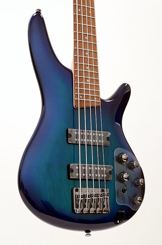 

Стандартная 5-струнная бас-гитара Ibanez SR с сапфировым стеклом синего цвета SR375ESPB