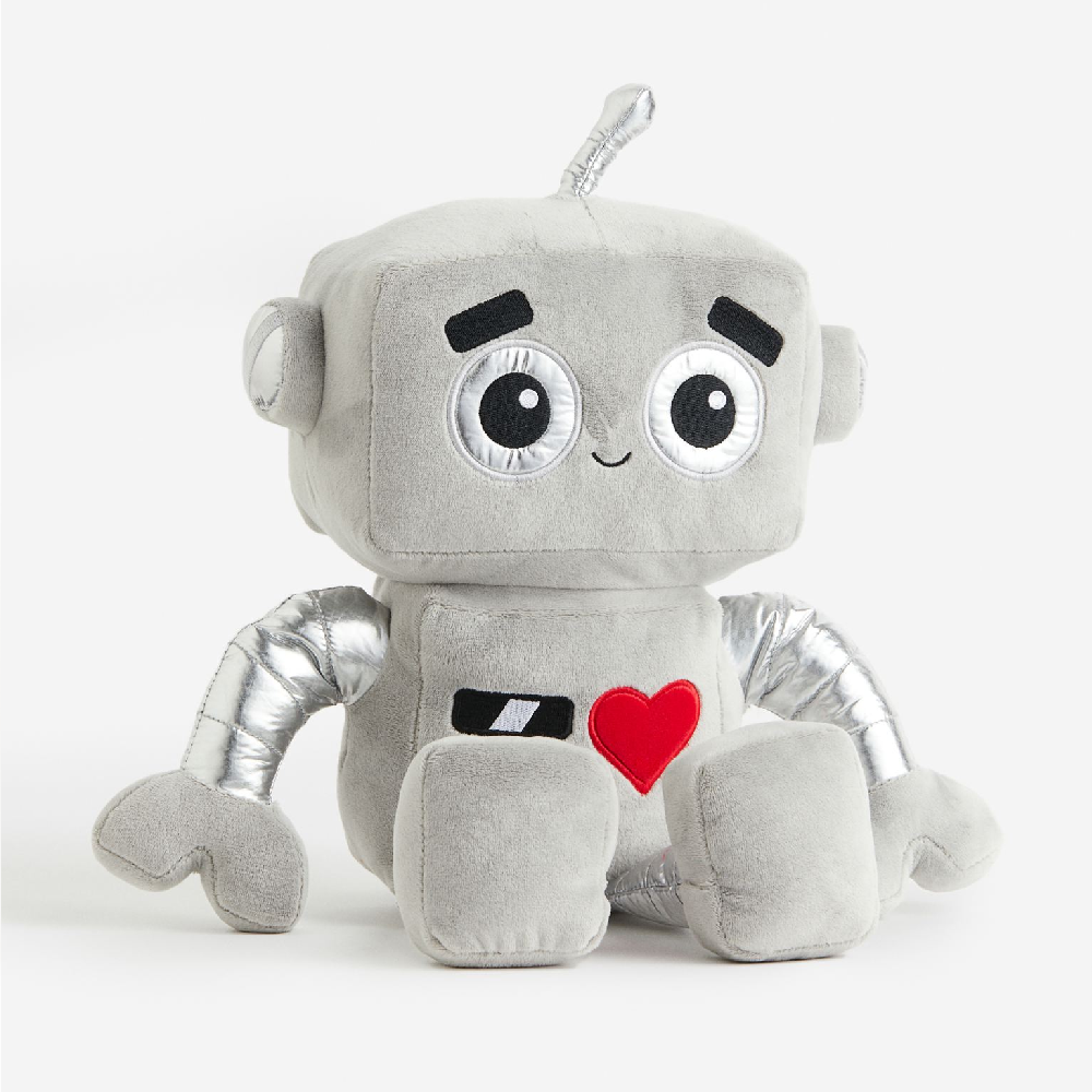 Мягкая игрушка Робот H&M Home, серый