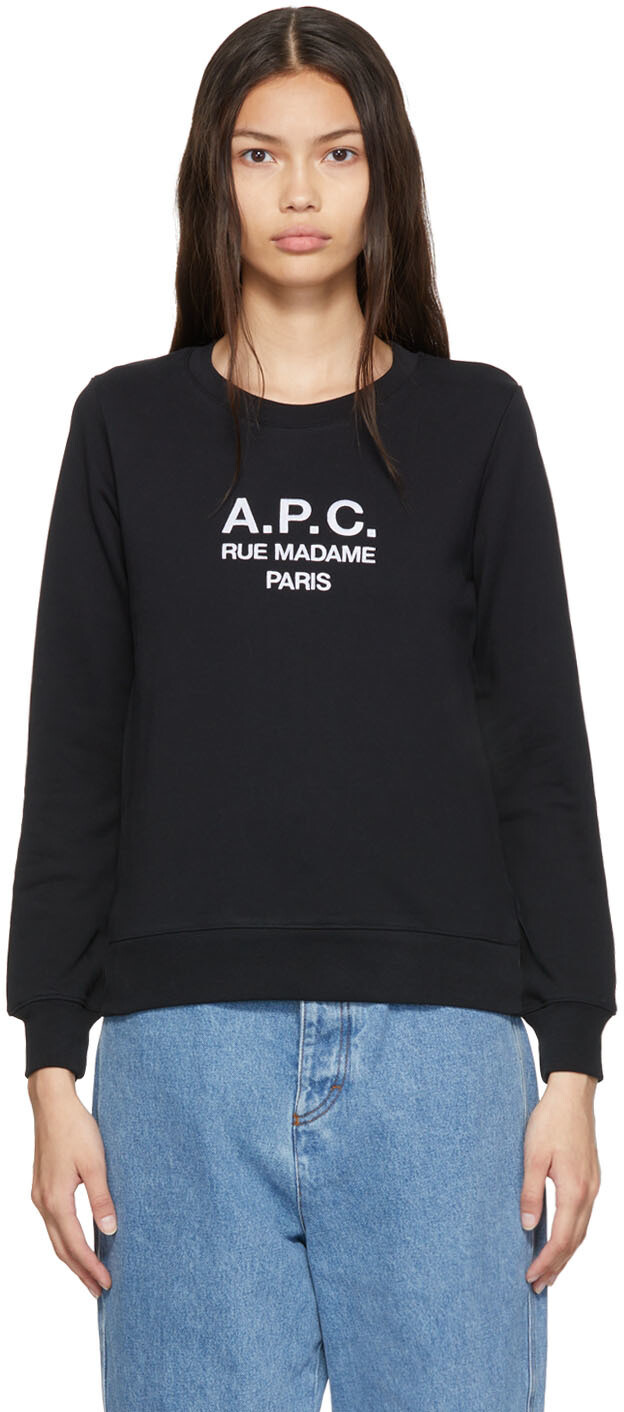 

Черный свитшот \Руфус\"" A.P.C.