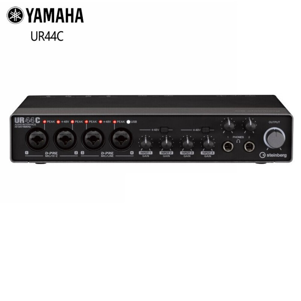 

Звуковая карта Yamaha UR44C стандартная комплектация