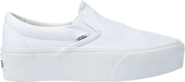 Кроссовки Vans Classic Slip-On Stackform White, белый