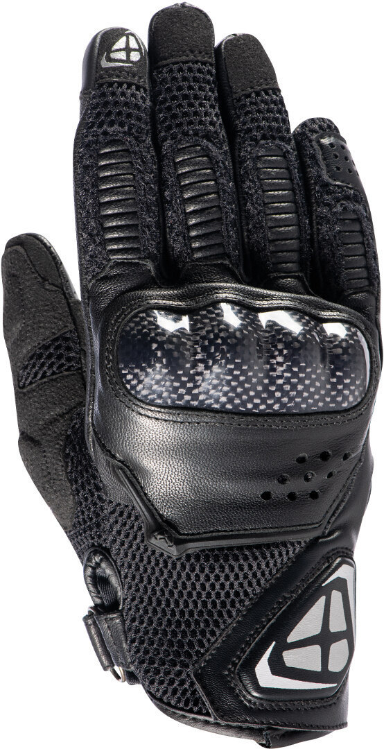 Перчатки Ixon RS4 Air Женские мотоциклетные, черно-серебристые