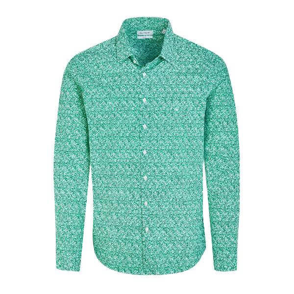 

Рубашка Calvin Klein Slim Fit, зеленый