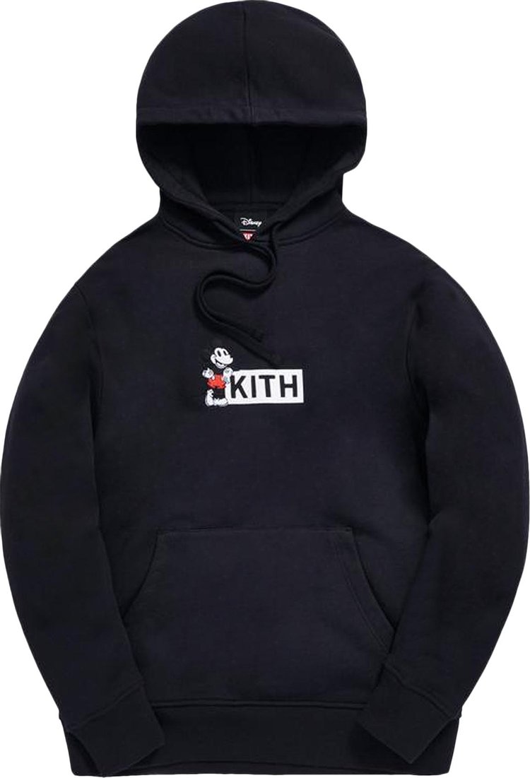 Худи Kith x Disney 20s Mickey Classic Logo Hoodie 'Black', черный - фото