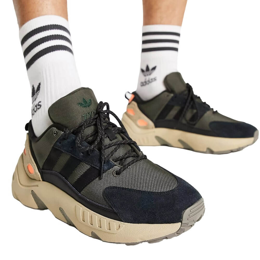 

Кроссовки Adidas Originals ZX22 Boost, оливковый