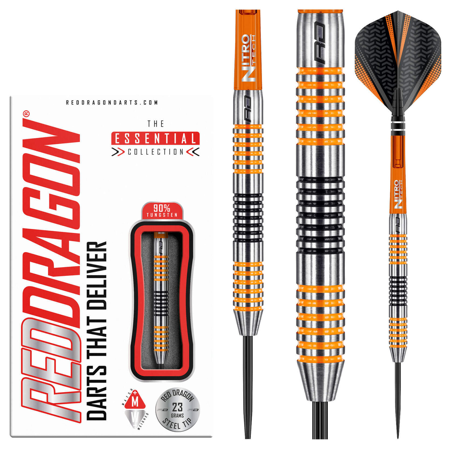 

RED DRAGON Razor Edge Оригинальные дротики 20G Вольфрам с оперением и древком RED DRAGON DARTS