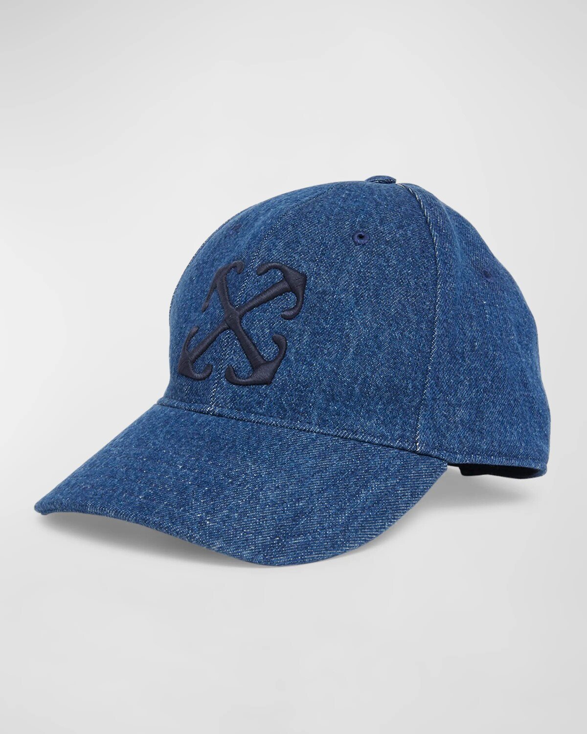 Джинсовая бейсболка Arrow Off-White, цвет Medium Blue Med