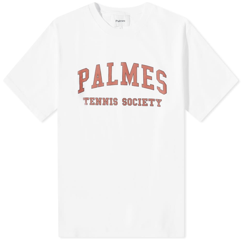 

Футболка Palmes Ivan Collegate Tee, Белый