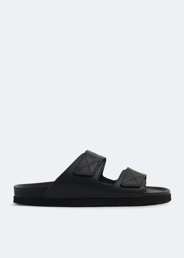 

Сандалии PALM ANGELS Logo sandals, черный