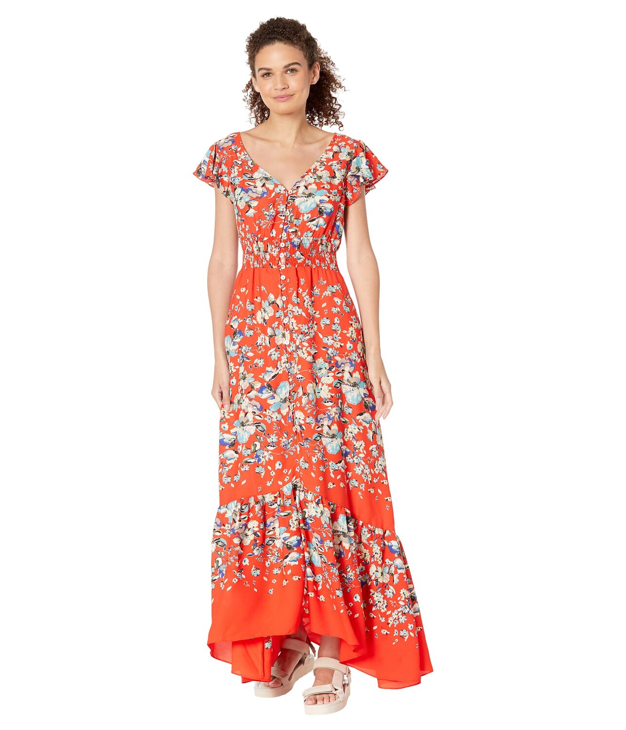 

Платье Miss Me, Floral Print Maxi Dress