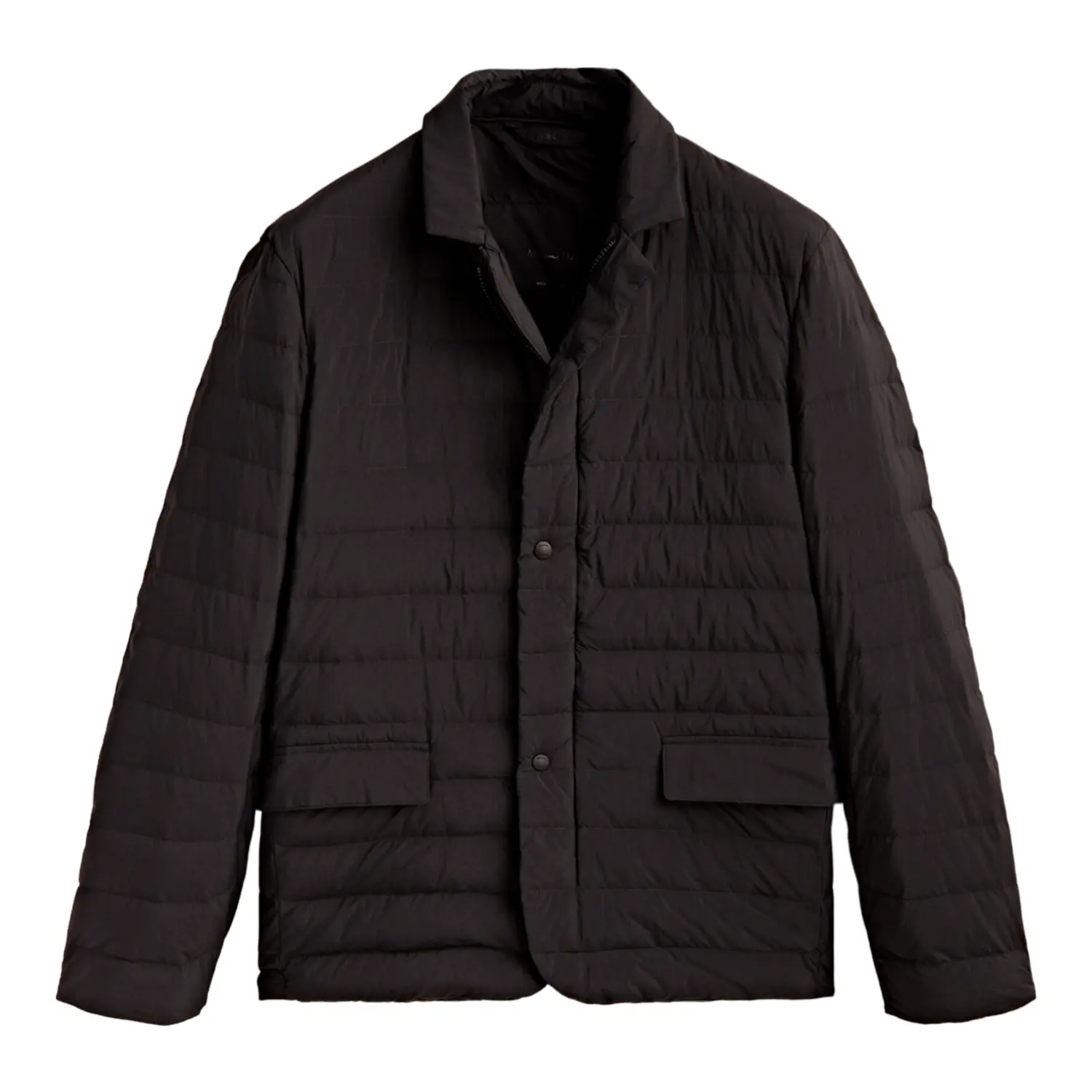 

Пуховик Massimo Dutti Down And Feather Filling, черный