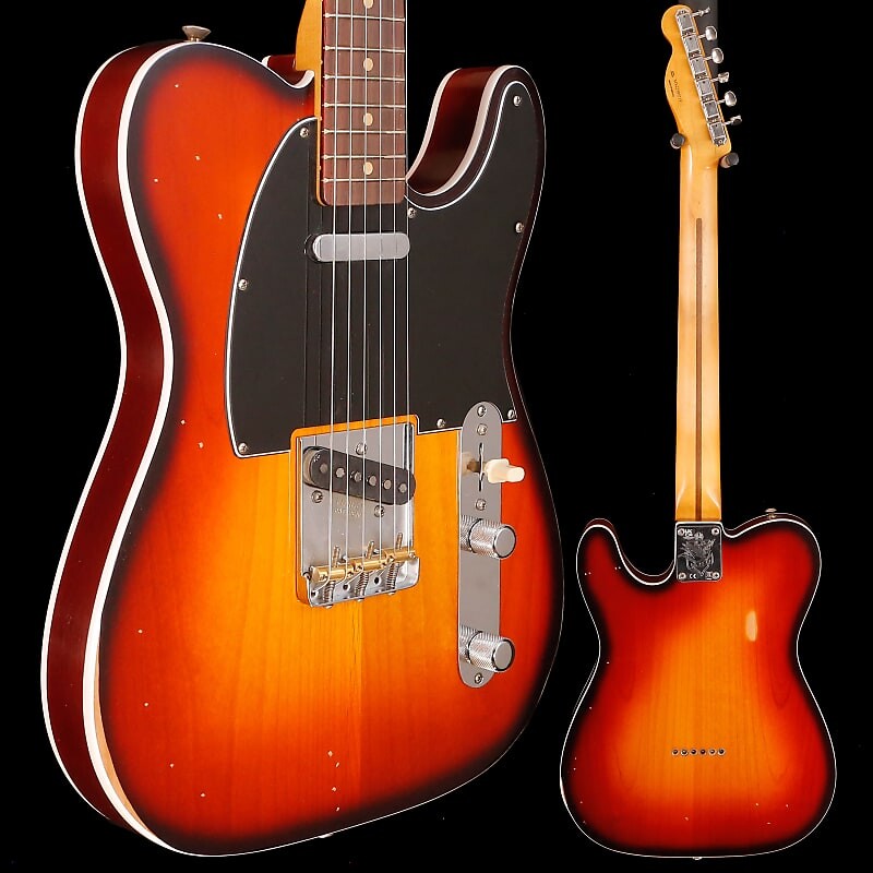 

Fender Jason Isbell Custom Telecaster, Rw, 3-цветный шоколадный взрыв, 7 фунтов 9,8 унции Jason Isbell Custom Telecaster, Rw, 3-color Chocolate Burst