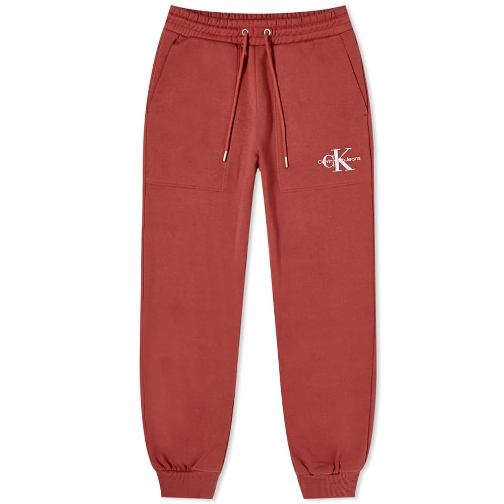 

Спортивные брюки с монограммой Calvin Klein, Коричневый